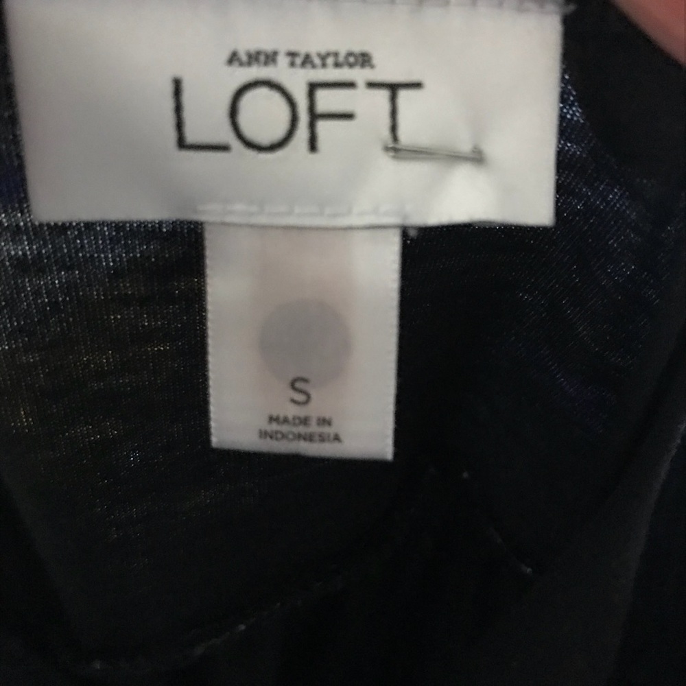 Ann Taylor Loft Black Dress. Size Small. - Picture 8 of 8